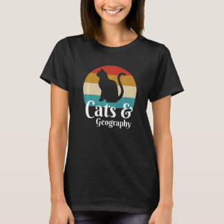 Cats And Geography  T-Shirt