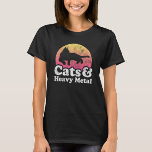 Cats and Heavy Metal Men's or Women's Cat T-Shirt