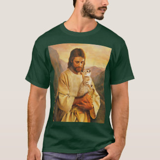 cats and jesus lover  T-Shirt