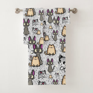 Cats and Kittens 2 Bath Towel Set