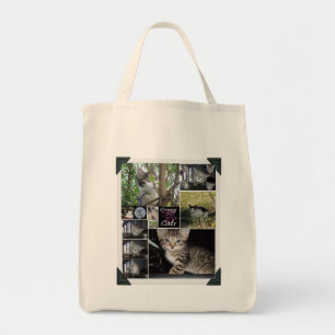 Cats And Kittens Framed Photo Collage, Tote Bag