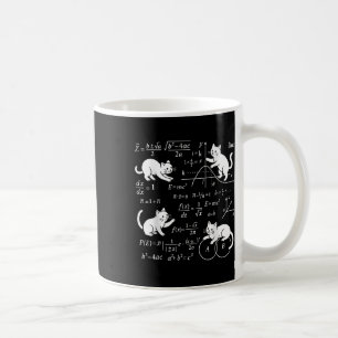 Cats And Math Lover Funny Cat Lover Science Teache Coffee Mug