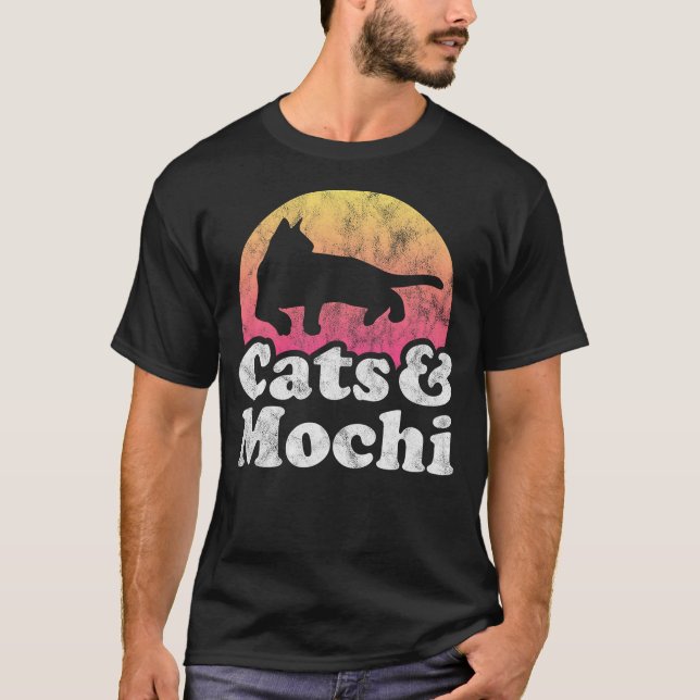 Cats and Mochi Men's or Women's Cat and Mochi T-Shirt (Front)