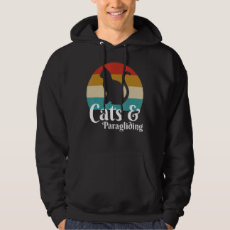 Cats And Paragliding Hoodie