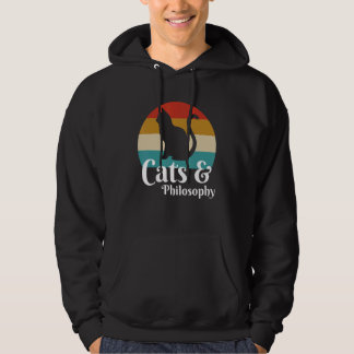 Cats And Philosophy Hoodie