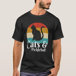 Cats And Pickleball T-Shirt