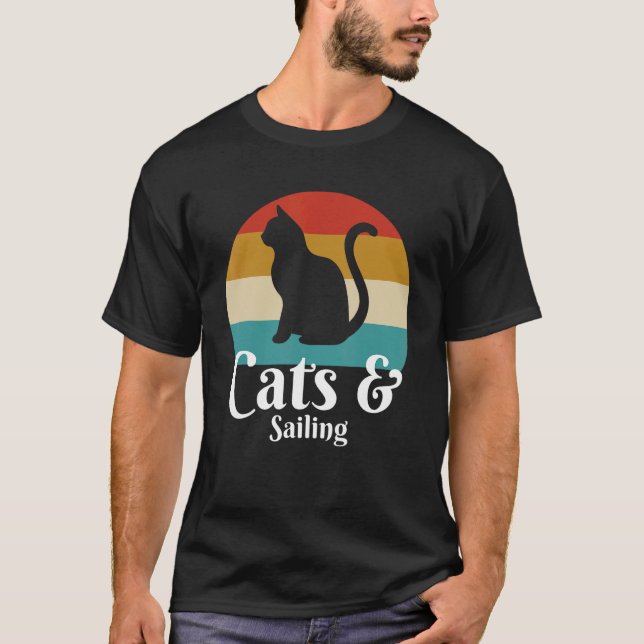 Cats And Sailing T-Shirt (Front)