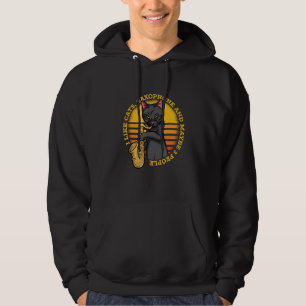 Cats And Saxophone I Love Cats And Saxophone Cat F Hoodie