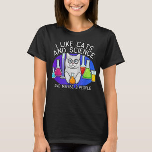 Cats And Science Shirt, Cat Lover Tshirt, Cat T-Sh T-Shirt