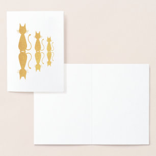 Cats and Shadows Foil Card