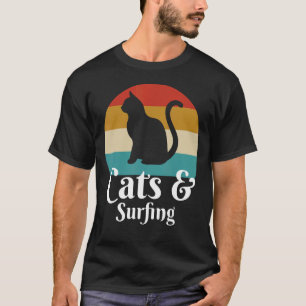 Cats And Surfing Surfer T-Shirt