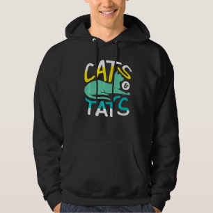 Cats And Tats Tattoo Artist Cat Tattooed Kitten Hoodie