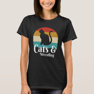 Cats And Wrestling T-Shirt
