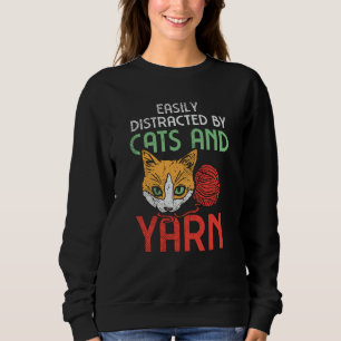 Cats And Yarn Sweatshirt