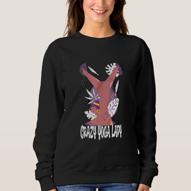 Cats And Yoga Mats Sweatshirt (Front)