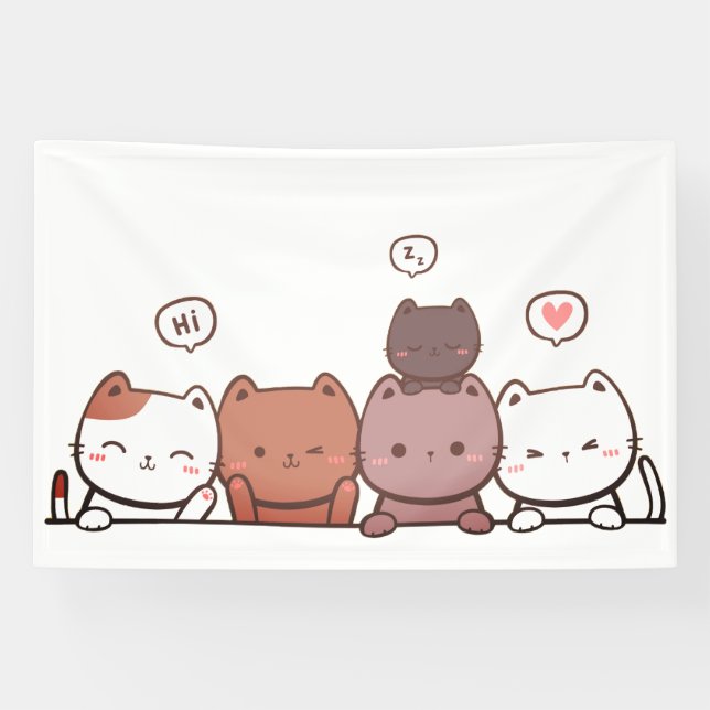 Cats, Animals, Fun Banner (Horizontal)