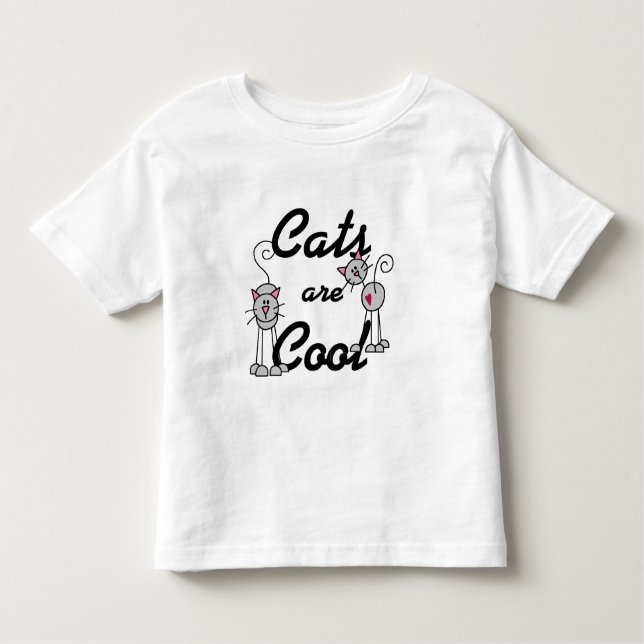 Cats are Cool Toddler T-Shirt (Front)