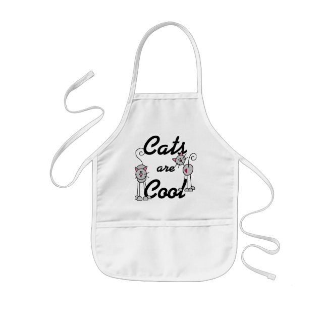Cats Are Cool Tshirts and Gifts Kids Apron (Front)