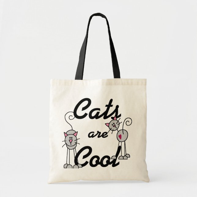Cats Are Cool Tshirts and Gifts Tote Bag (Front)