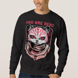 Cats Are Evil  Demon Kitty  You Are Next Sweatshirt