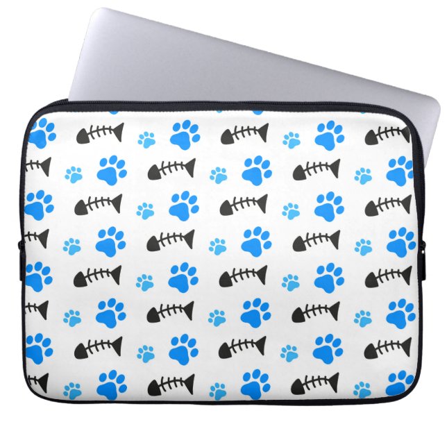 Cats Are Inquisitive Laptop Sleeve (Front)