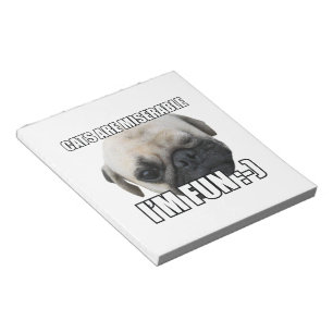 CATS ARE MISERABLE I'M FUN :-) MEME NOTEPAD