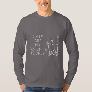 Cats are my favorite people T-Shirt