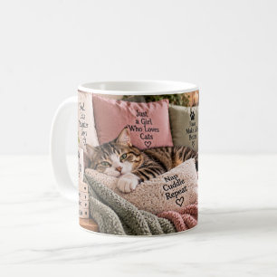 Cats Are My Happy Place Cat Lover Mug