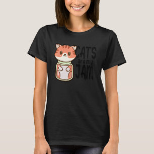 Cats Are My Jam Cat Owner Cat Training Animals Pe T-Shirt