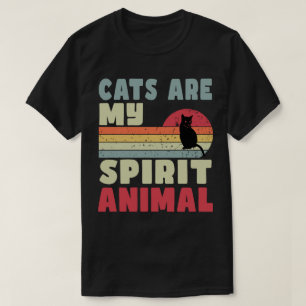 Cats Are My Spirit Animal T-Shirt