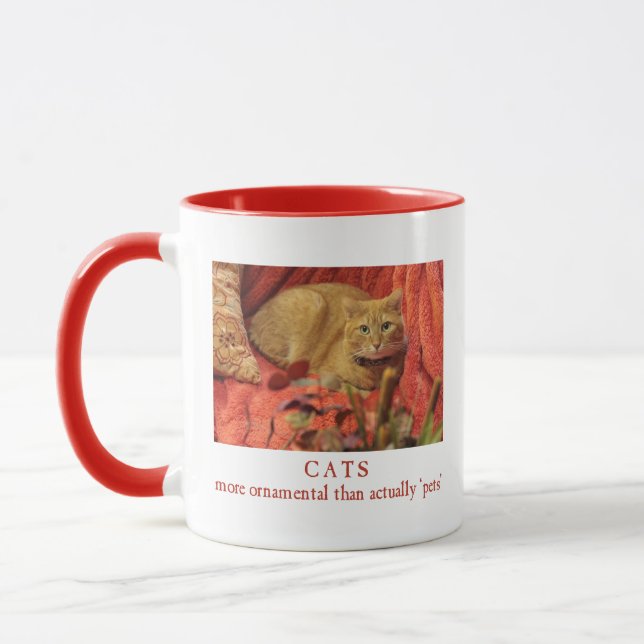 Cats are Ornamental Mug (Left)