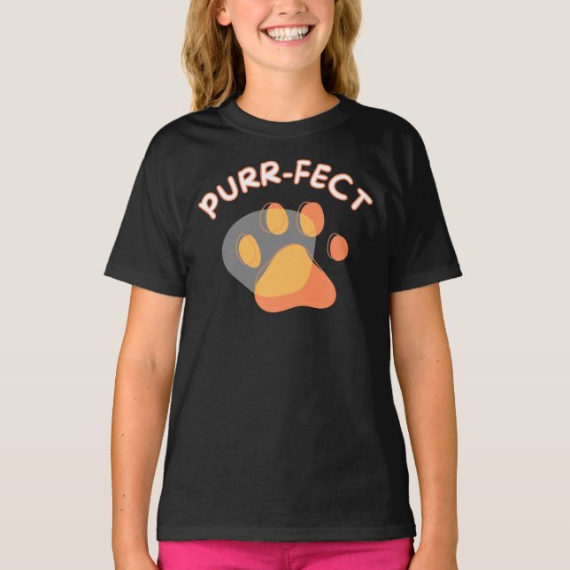 Cats are PURRFECT - Kid's T-Shirt (Front)