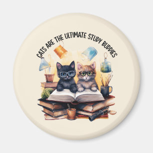 Cats Are The Ultimate Study Buddies Magnet