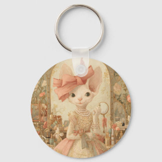 Cats – Art Portrait of Victorian Cat - MIss Olive Key Ring