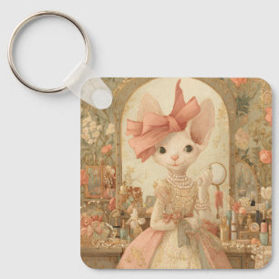Cats – Art Portrait of Victorian Cat - MIss Olive Key Ring
