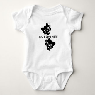 cats baby bodysuit