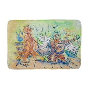 Cats Band, Louis Wain Bath Mat