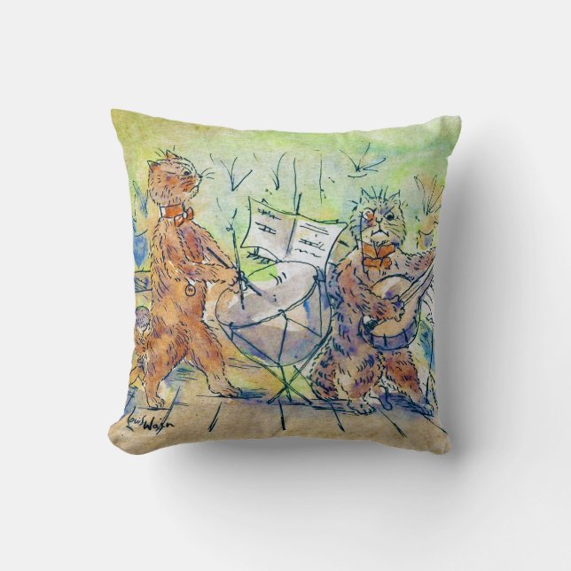 Cats Band, Louis Wain Cushion (Front)