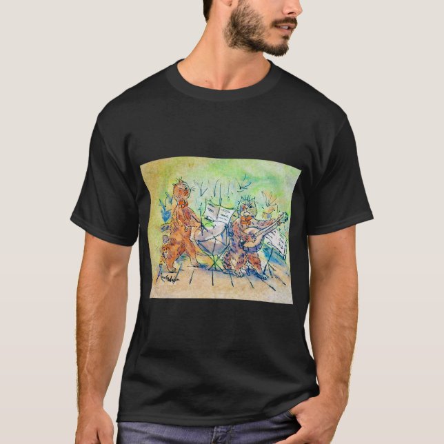 Cats Band, Louis Wain T-Shirt (Front)