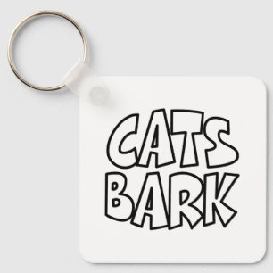 Cats Bark Key Ring