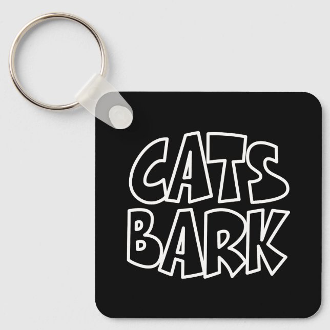 Cats Bark Key Ring (Front)