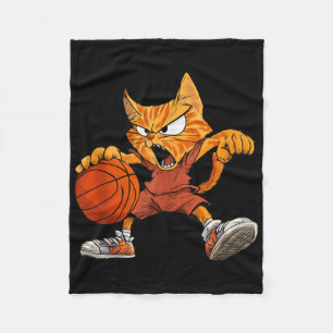 Cats Basketball Tank Top Fleece Blanket