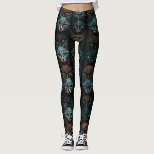 Cats Beautiful Dark Custom lovers Personalize  Leggings