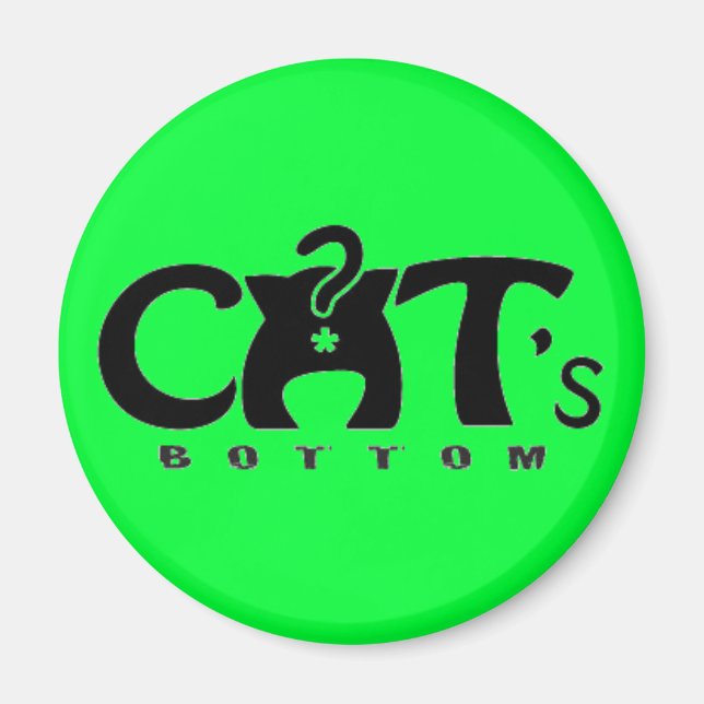 Cat's Bottom Magnet (Front)