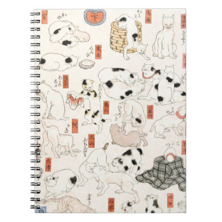 Cats by Utagawa Kuniyoshi Notebook