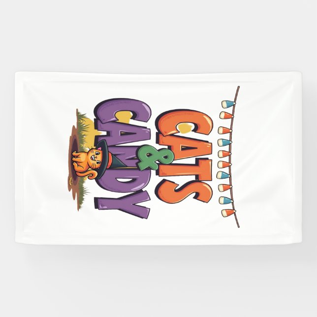 Cats & Candy Banner (Horizontal)