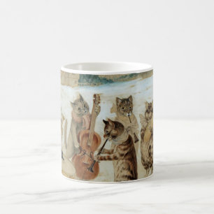 Cats Carol Singing by Louis Wain    Coffee Mug