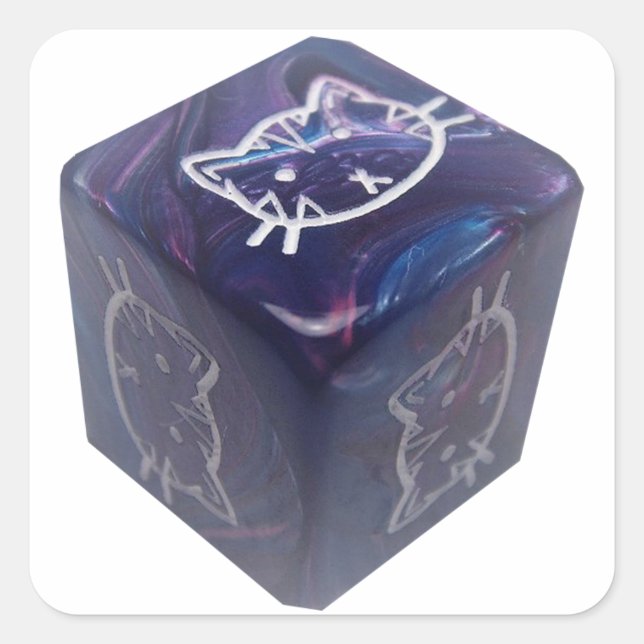 CATS&CATS 1c6 Square Sticker (Front)