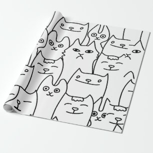 Cats, Cats and More Cats Wrapping Paper