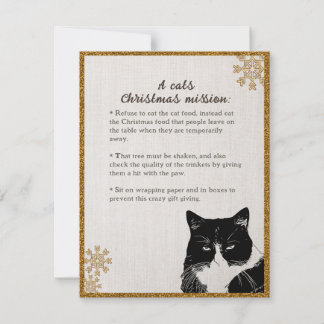 Cats Christmas - Christmas card